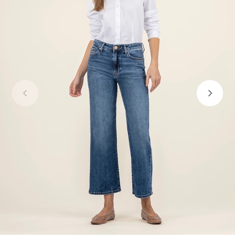 KUT FROM THE KLOTH Charlotte High Rise Wide Leg Jeans